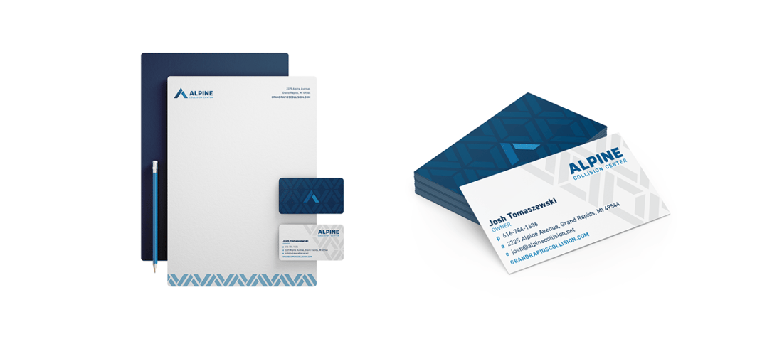 branded stationary and business cards