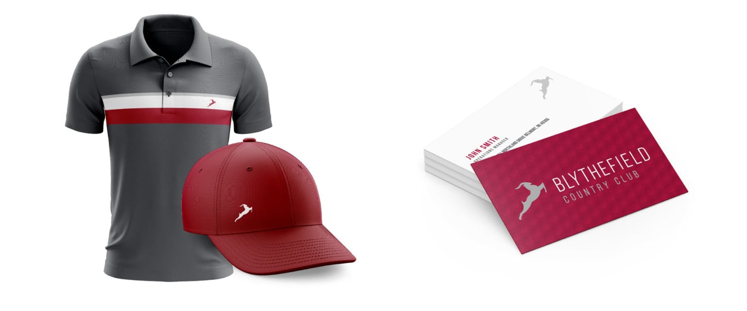 Branded apparel and business cards