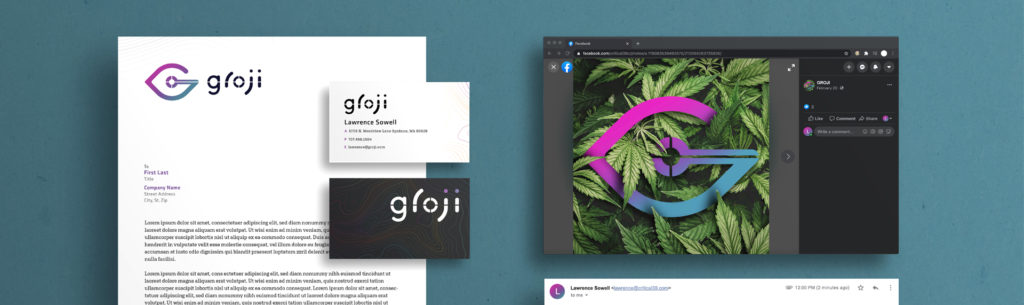 Design materials for groji print and digital