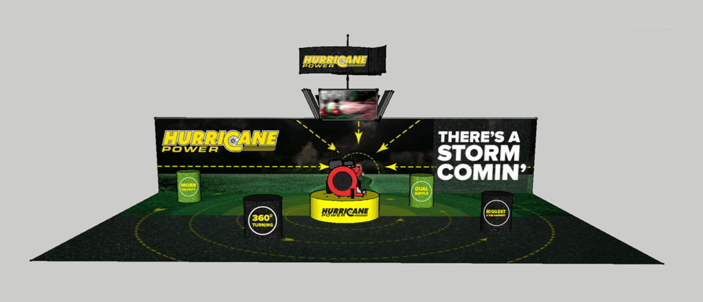HurricanePower tradeshow booth design